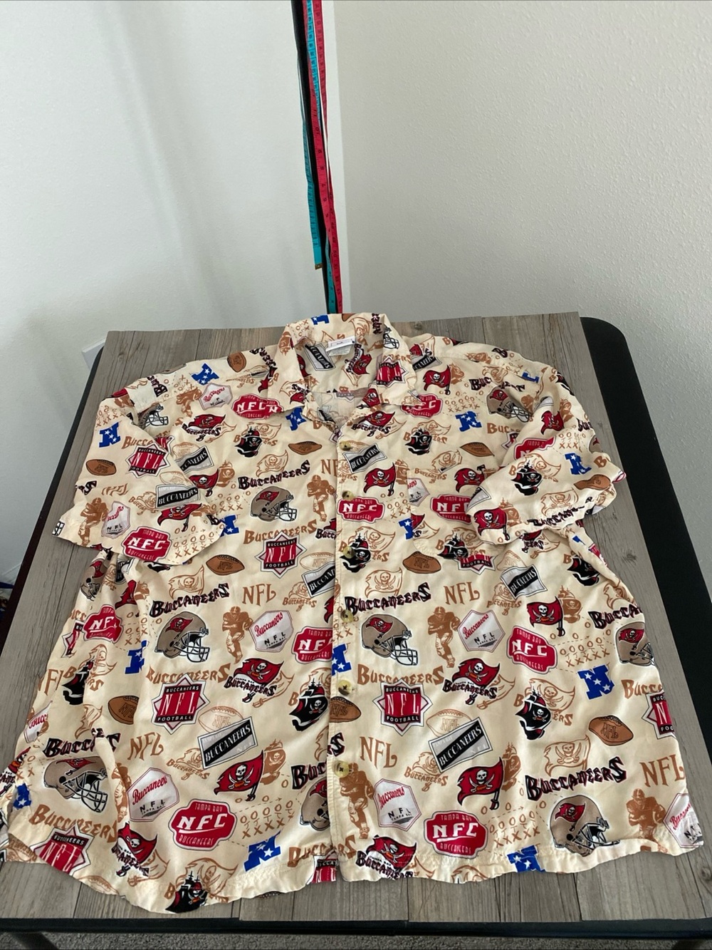 Tampa Bay Buccaneers Men’s Button Shirt NFL 3XL